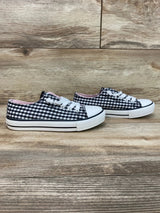 Weestep Gingham Low Top Sneakers Black/White sz 1Y