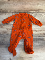 Carter's Ribbed Excavator Sleeper Orange sz 3m