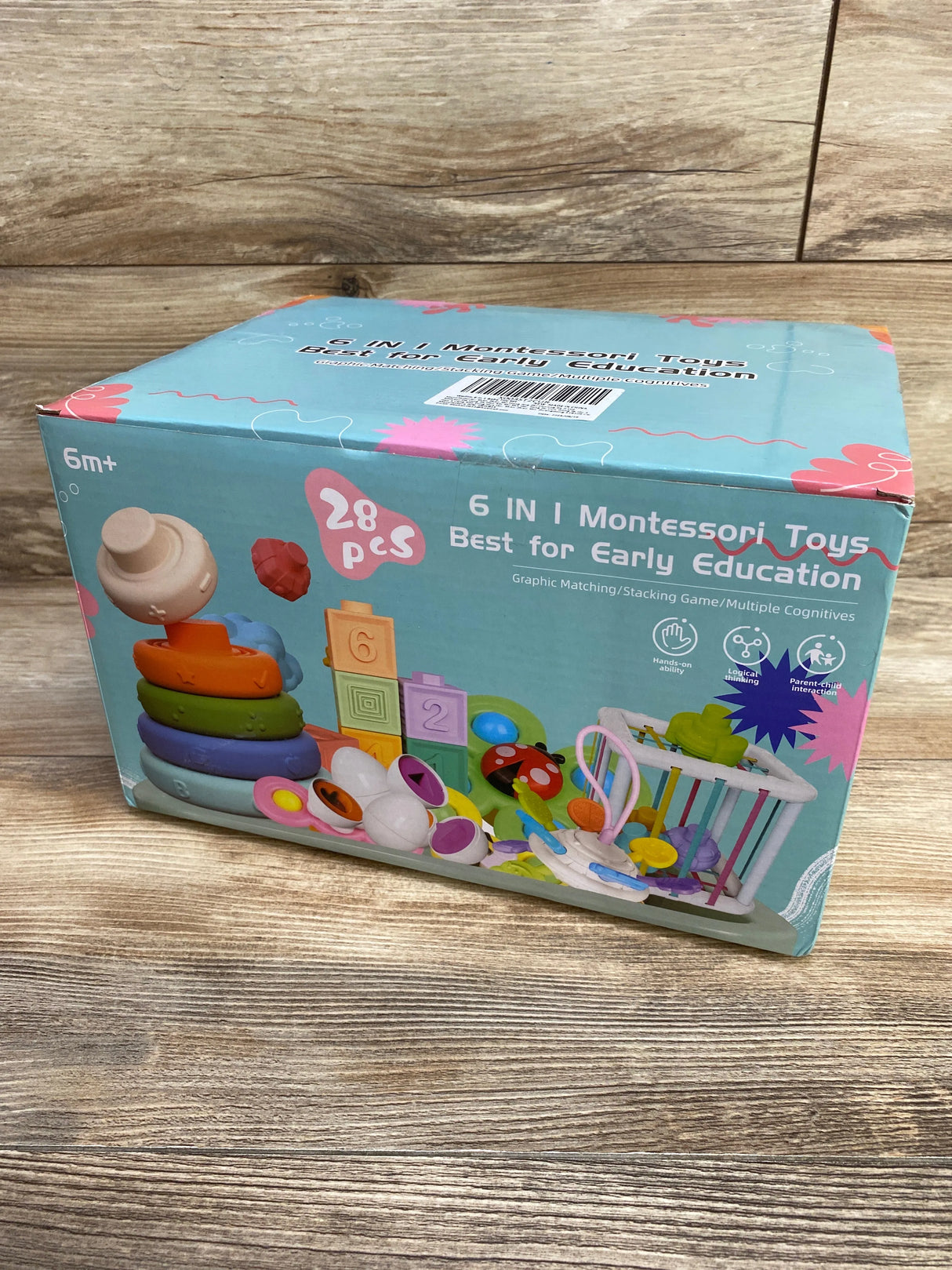 NEW 6 in 1 Montessori Toys Box