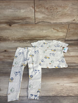 NEW Child Of Mine 2pc Farm Print Pajama Set Beige sz 18m