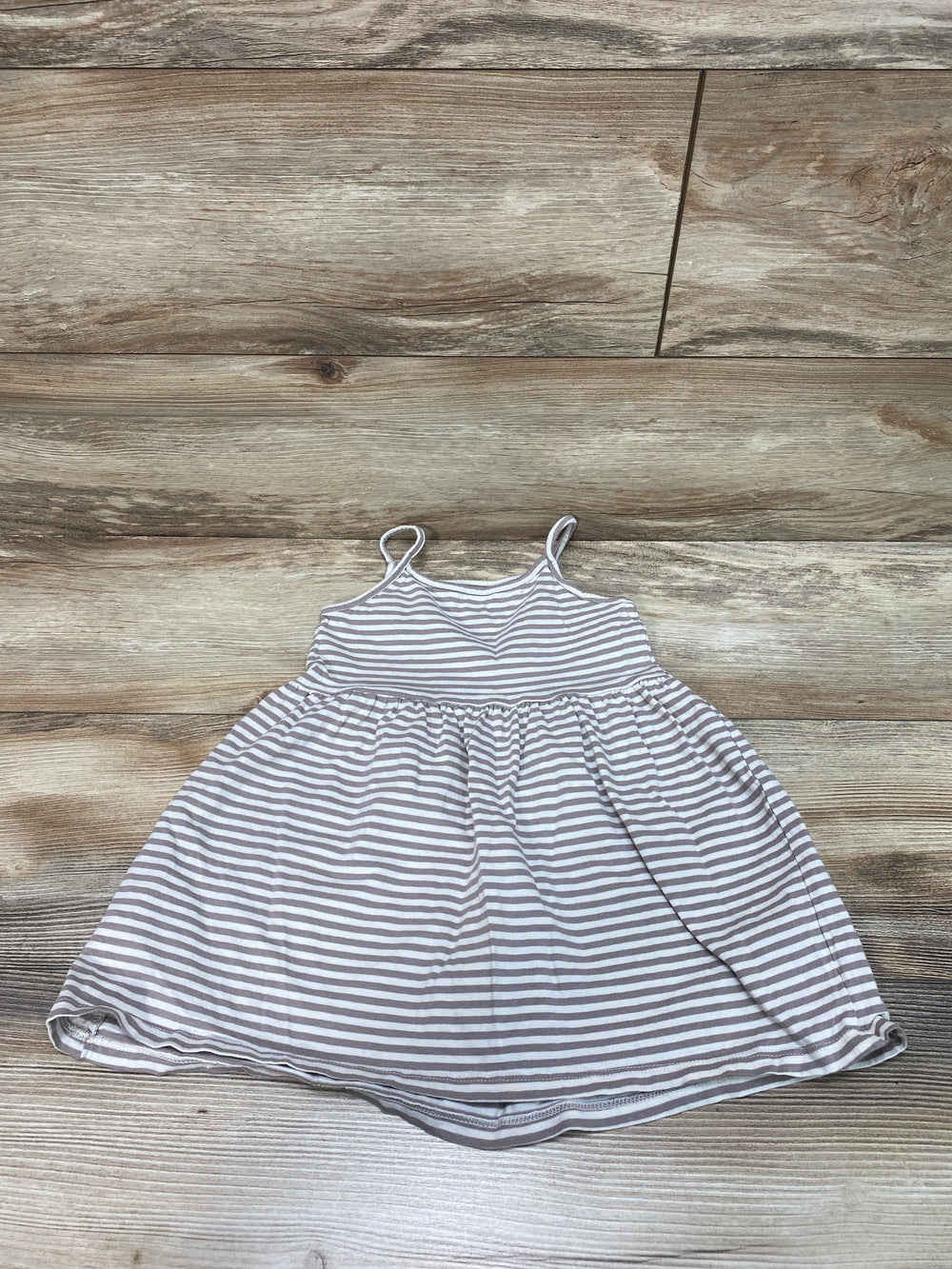 H&M Grey Striped Dress sz 3-4T - Me 'n Mommy To Be