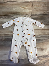 Carter's Waffle Knit Fall Sleeper Cream sz 6m