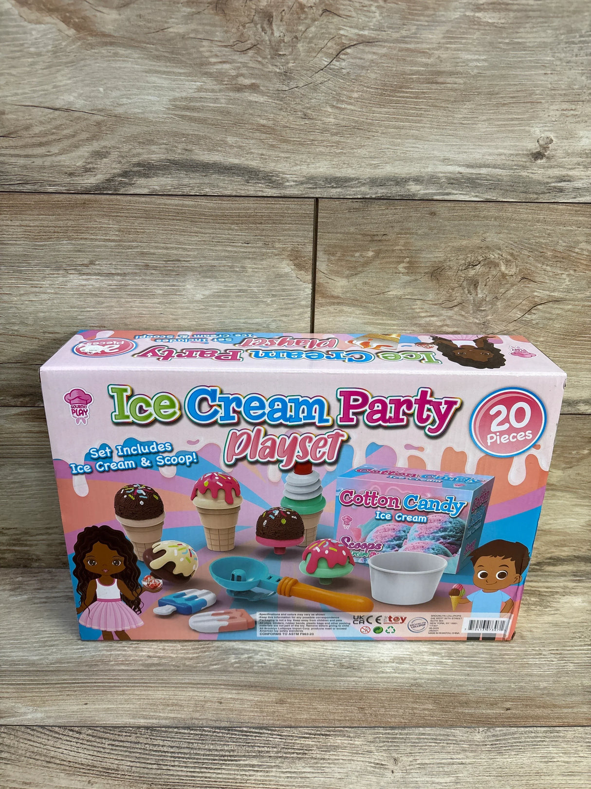 NEW Gourmet Play Ice Cream Party Playset