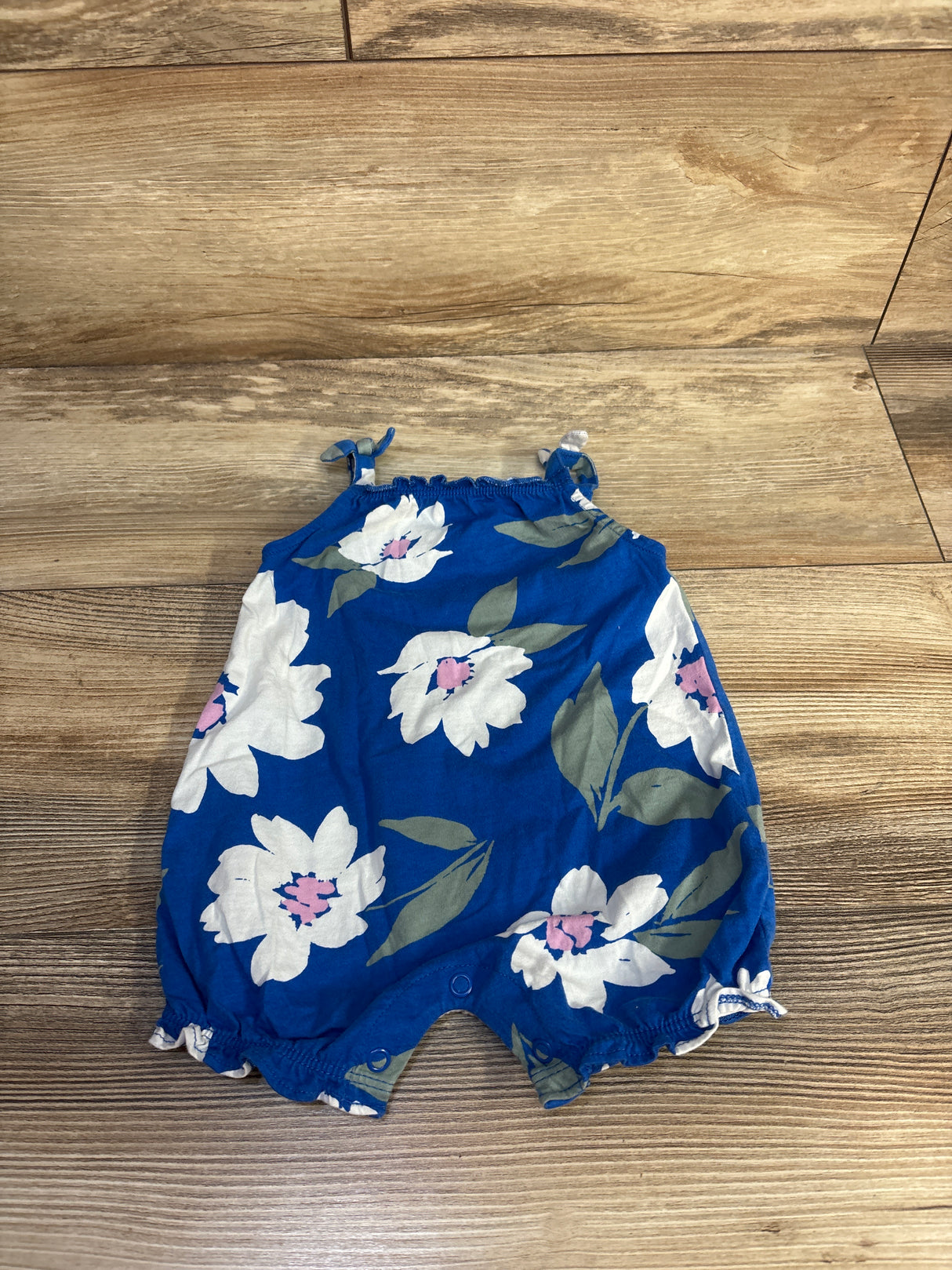 Carter's Tank Shortie Romper Blue sz 3m
