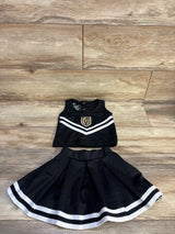 Creative Knitwear 2Pc Vegas Golden Knights Cheerleader Dress Black sz 2T