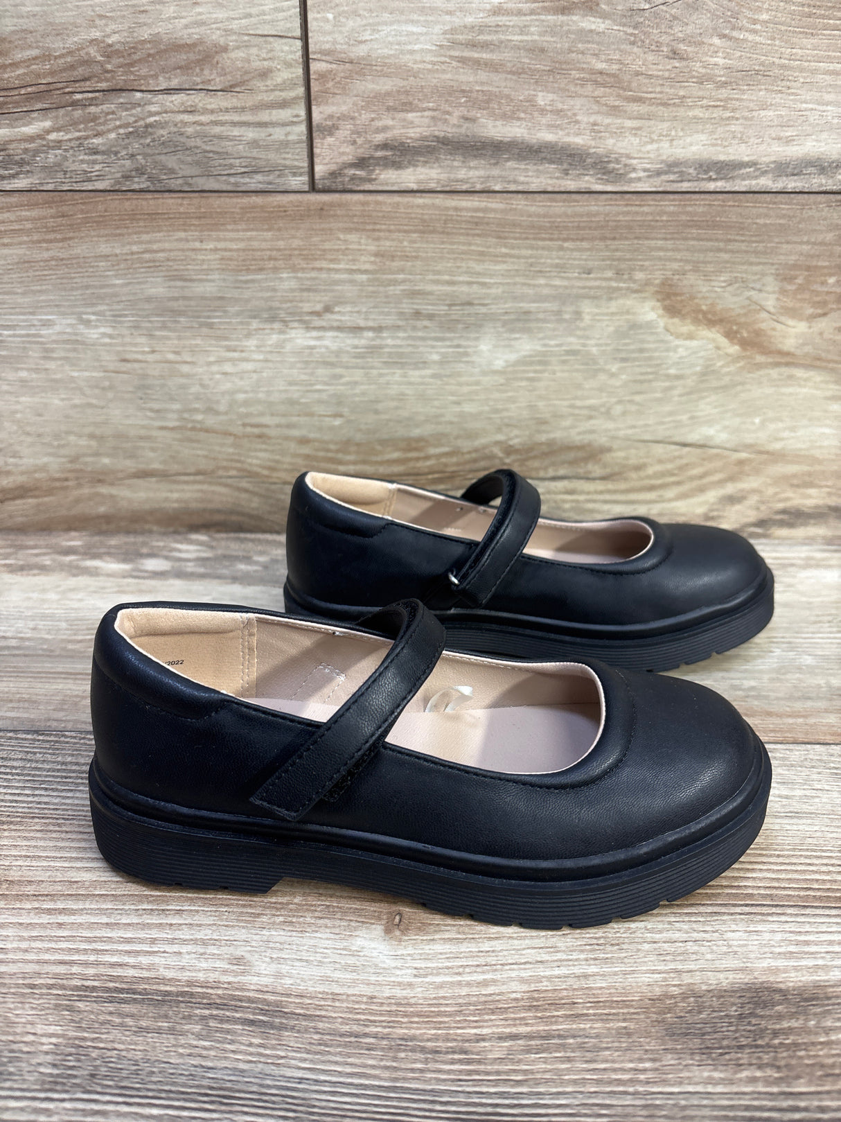 Children's Place Mary Jane Platform Shoes Black sz 1Y