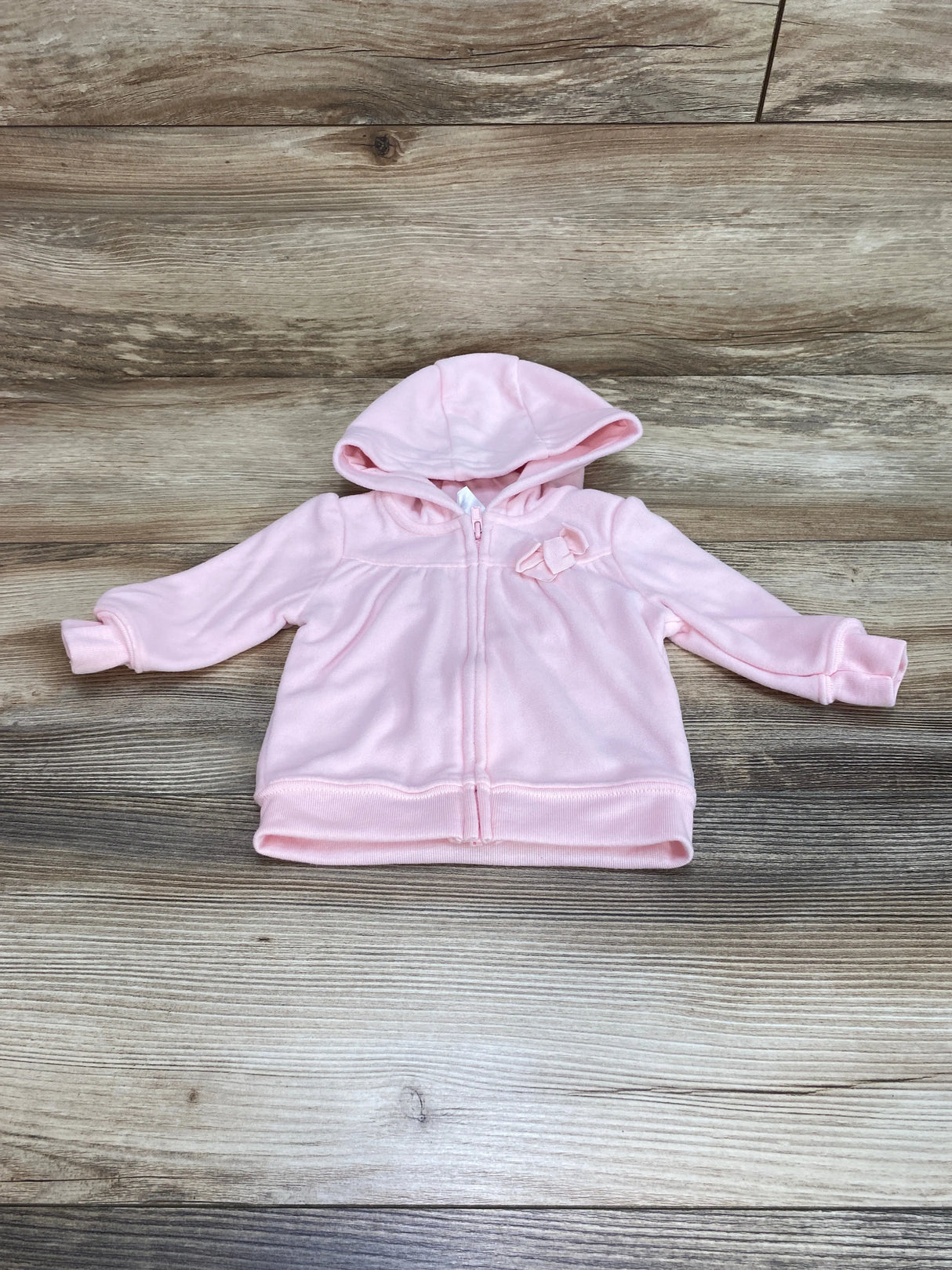 Simple Joys Full Zip Fleece Hoodie Pink sz 0-3m