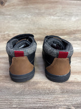 Cat & Jack Double Velcro Haider Boots Black sz 7c