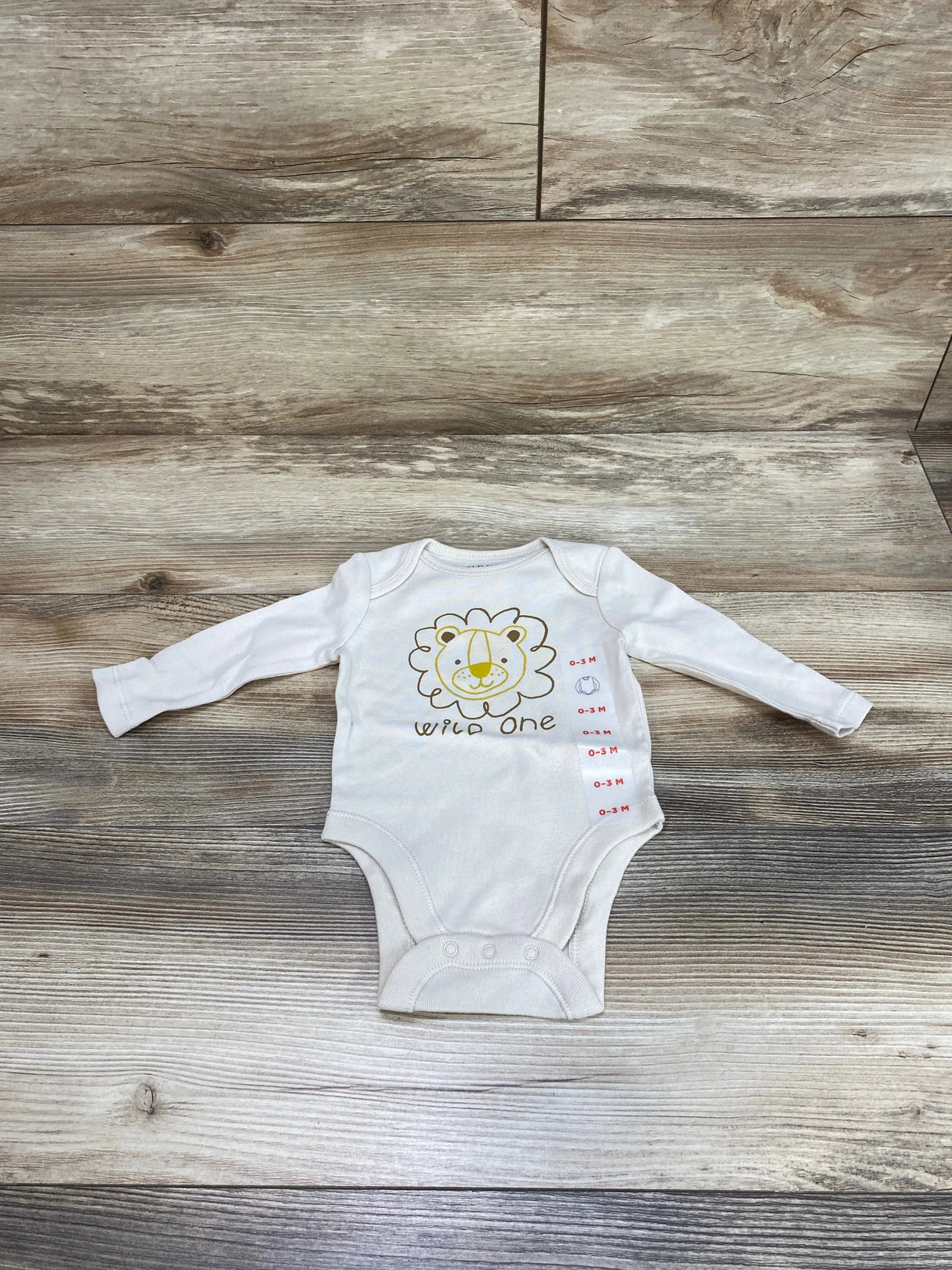 NEW Old Navy Wild One Beige Bodysuit sz 0-3m