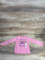 NEW Okie Dokie Rolling Into the Weekend Pink Shirt sz 4T