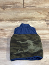 Carter's Sherpa Full-Zip Vest Jacket Navy sz 2T