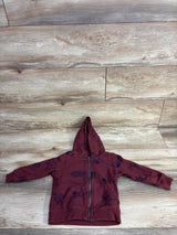 Carter's First Responder Full Zip Jacket Burgundy sz 18m