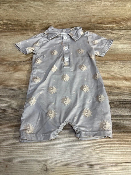 Sweet Sweet Honey Henley Romper Grey sz 18-24m - Me n Mommy To Be