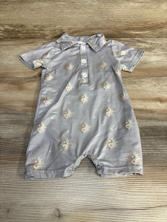Sweet Sweet Honey Henley Romper Grey sz 18-24m - Me n Mommy To Be