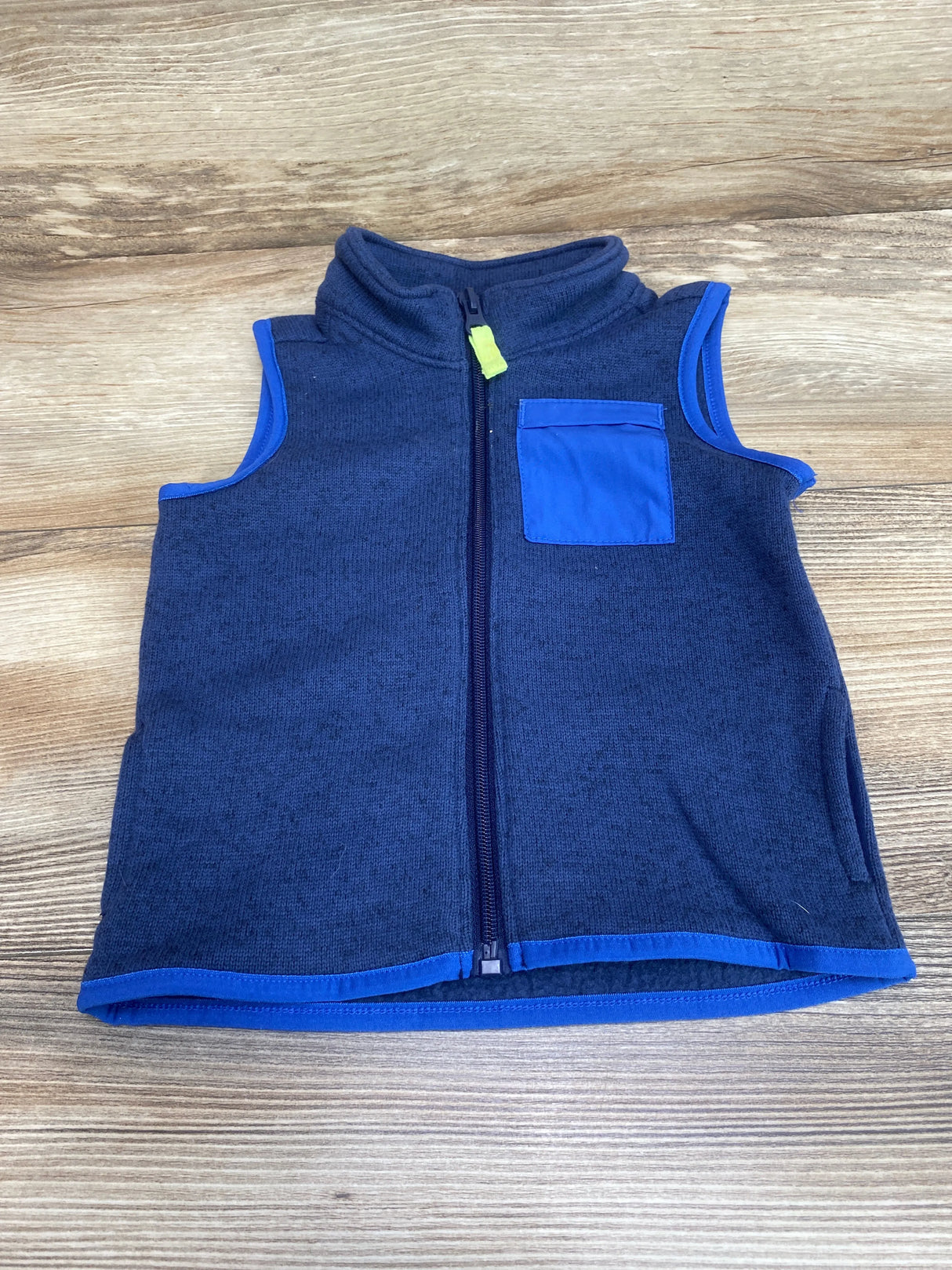 Carter's Full Zip Vest Blue sz 18m