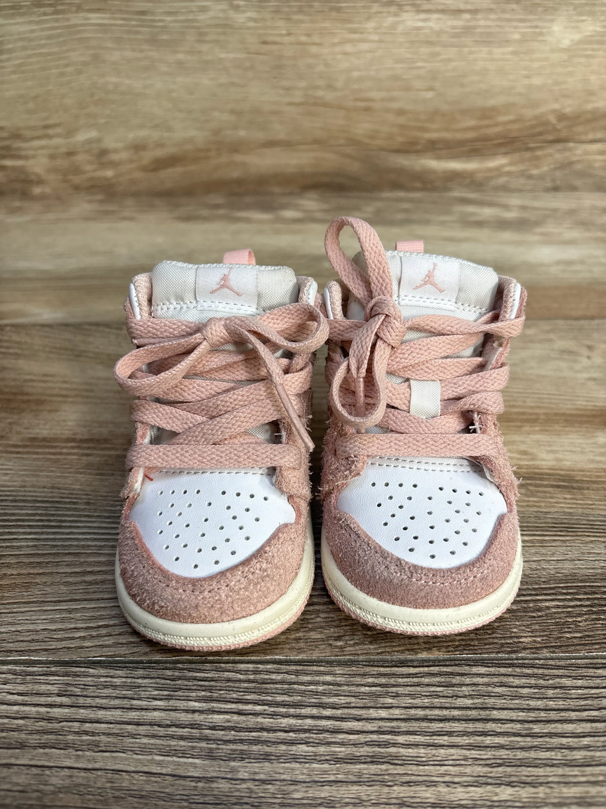 Air Jordan 1 Mid SE TD 'Legend Pink' Sneakers sz 4c