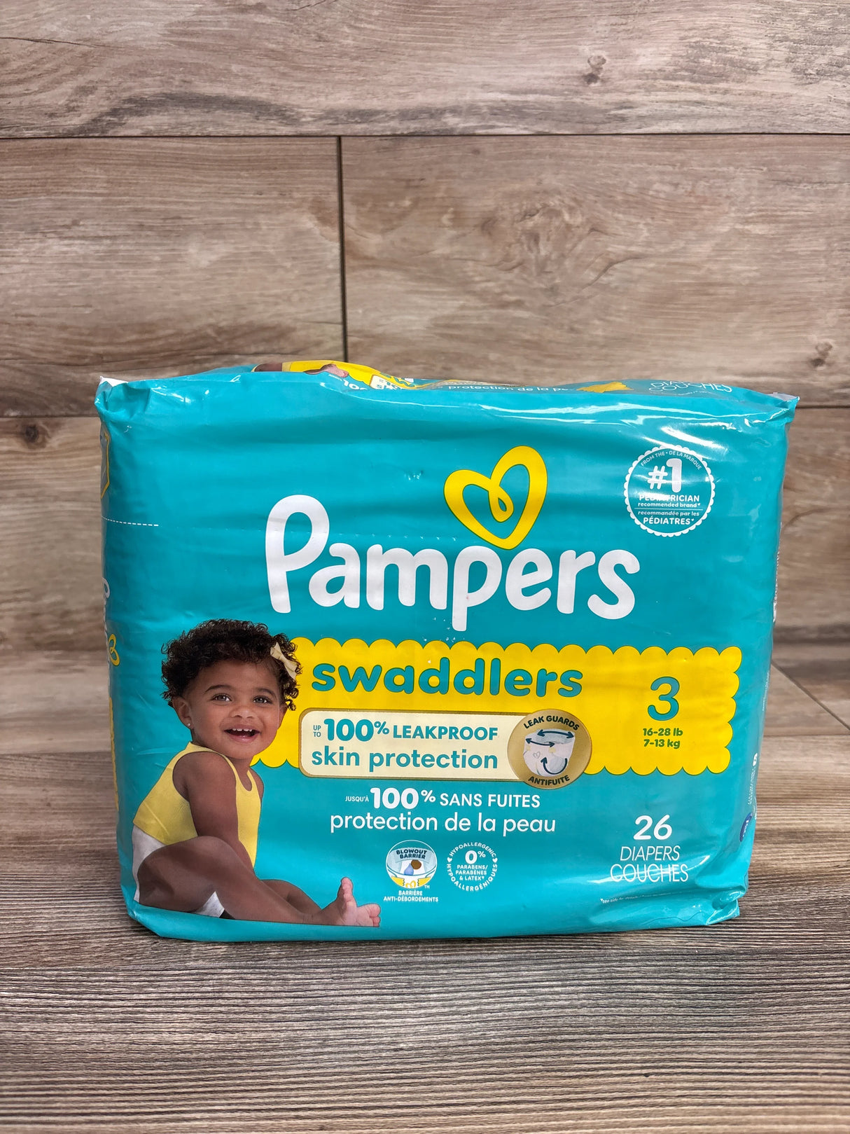 NEW Pampers Swaddlers Diapers Size 3 26ct.