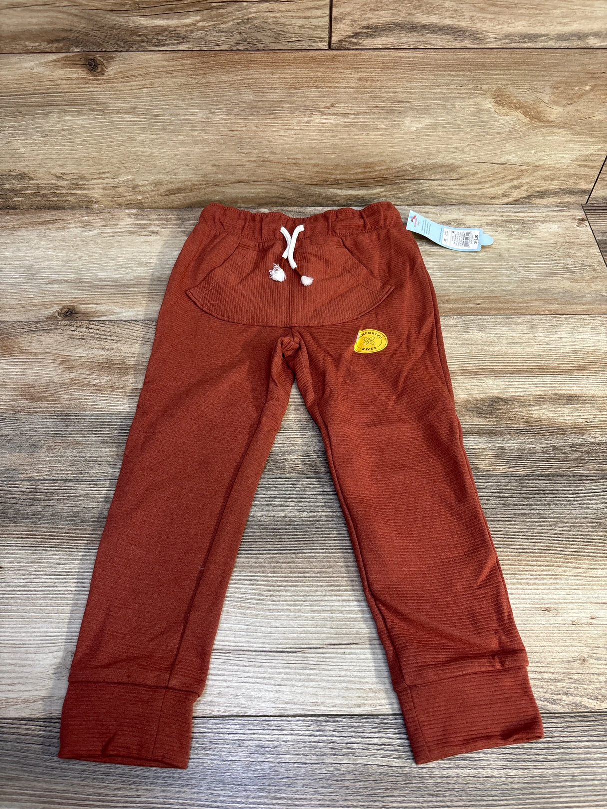 NEW Cat & Jack Ottoman Knit Joggers Fiery Brown sz 4T