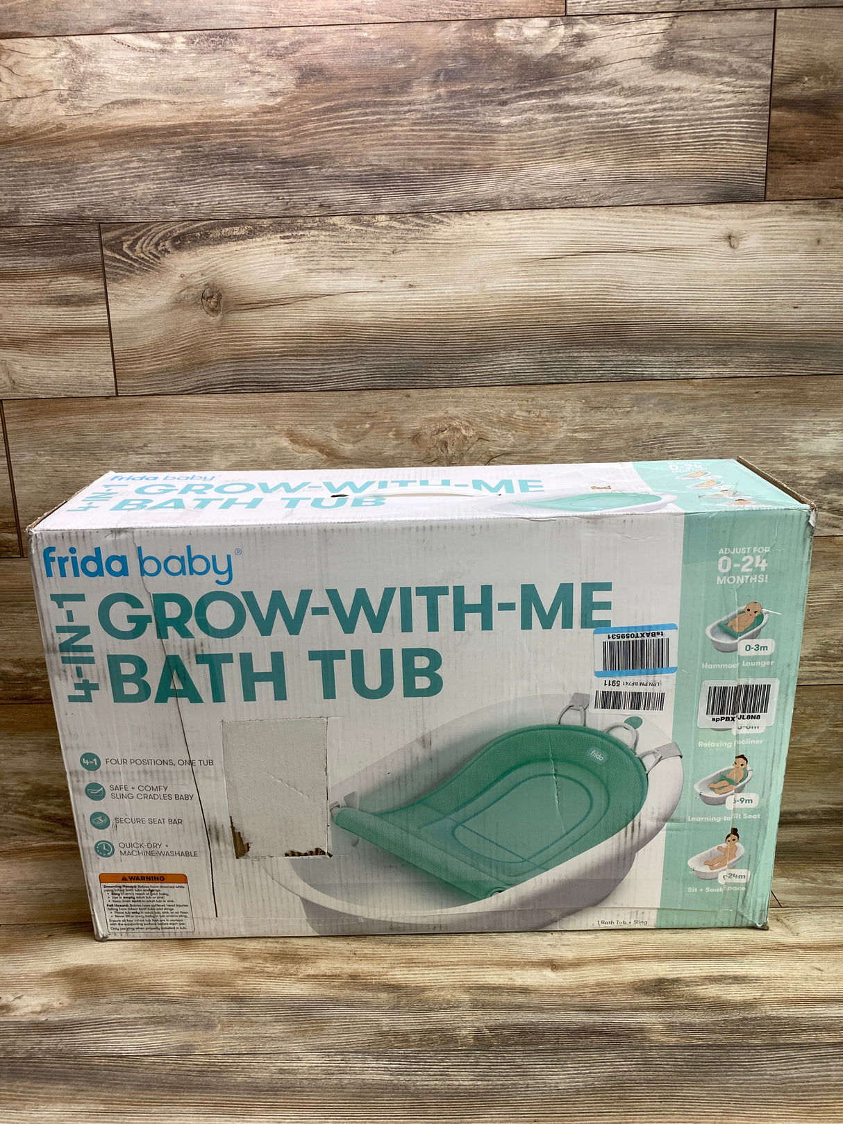 Frida Baby 4-in-1 Grow-With-Me Bath Tub