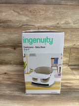 NEW Ingenuity Baby Base 2-in-1 Booster Feeding & Floor Seat - Cashmere