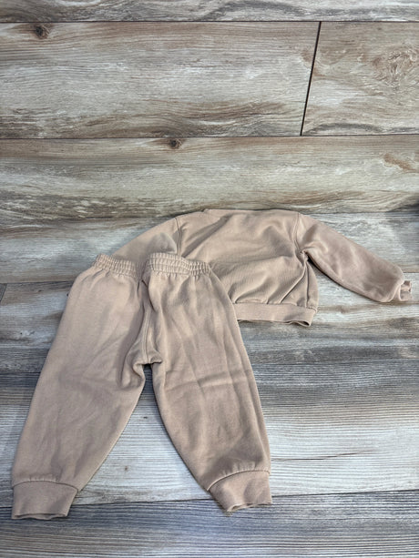 Nike 2pc Logo Sweatshirt & Joggers Brown sz 24m - Me n Mommy To Be