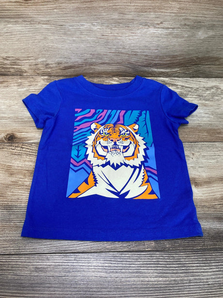 Cat & Jack Tiger Shirt Blue sz 12m - Me 'n Mommy To Be