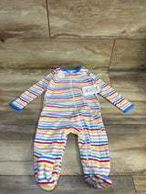 NEW Wonder Nation Striped Sleeper White sz 6-9m