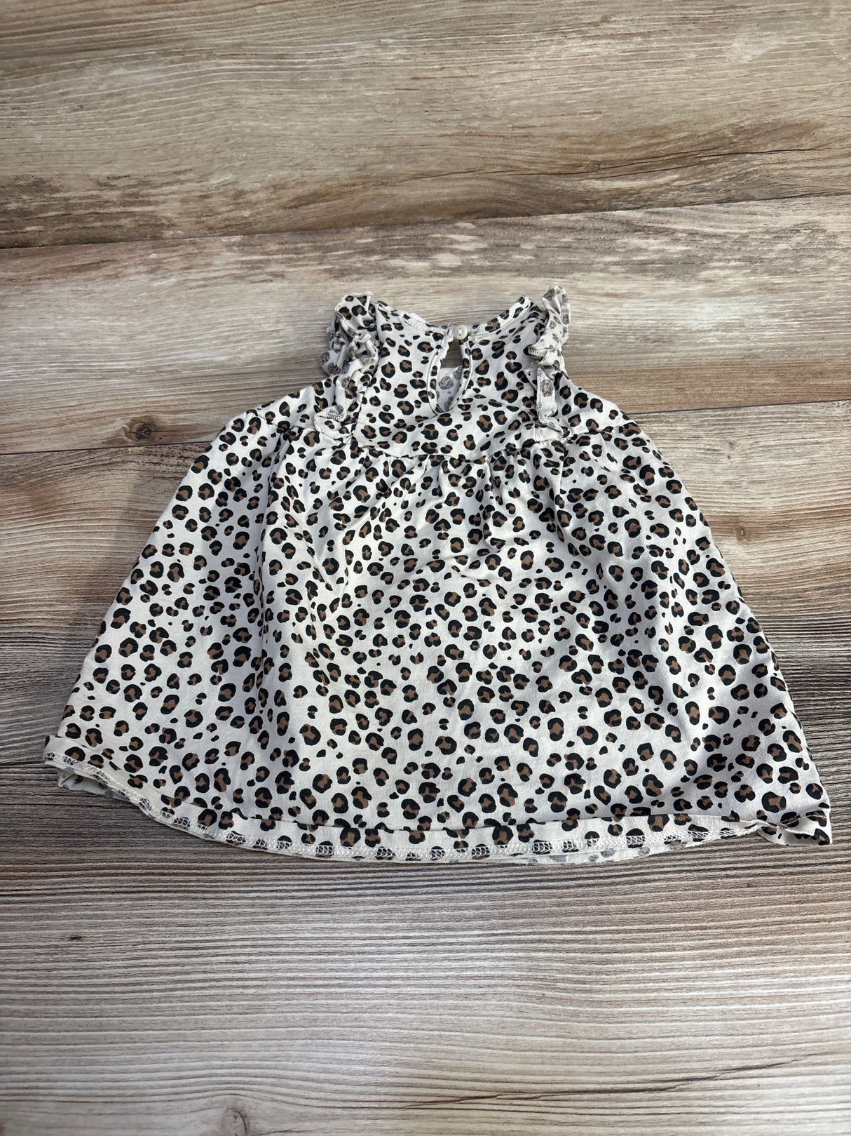 H&M Leopard Print Dress Beige sz 6m