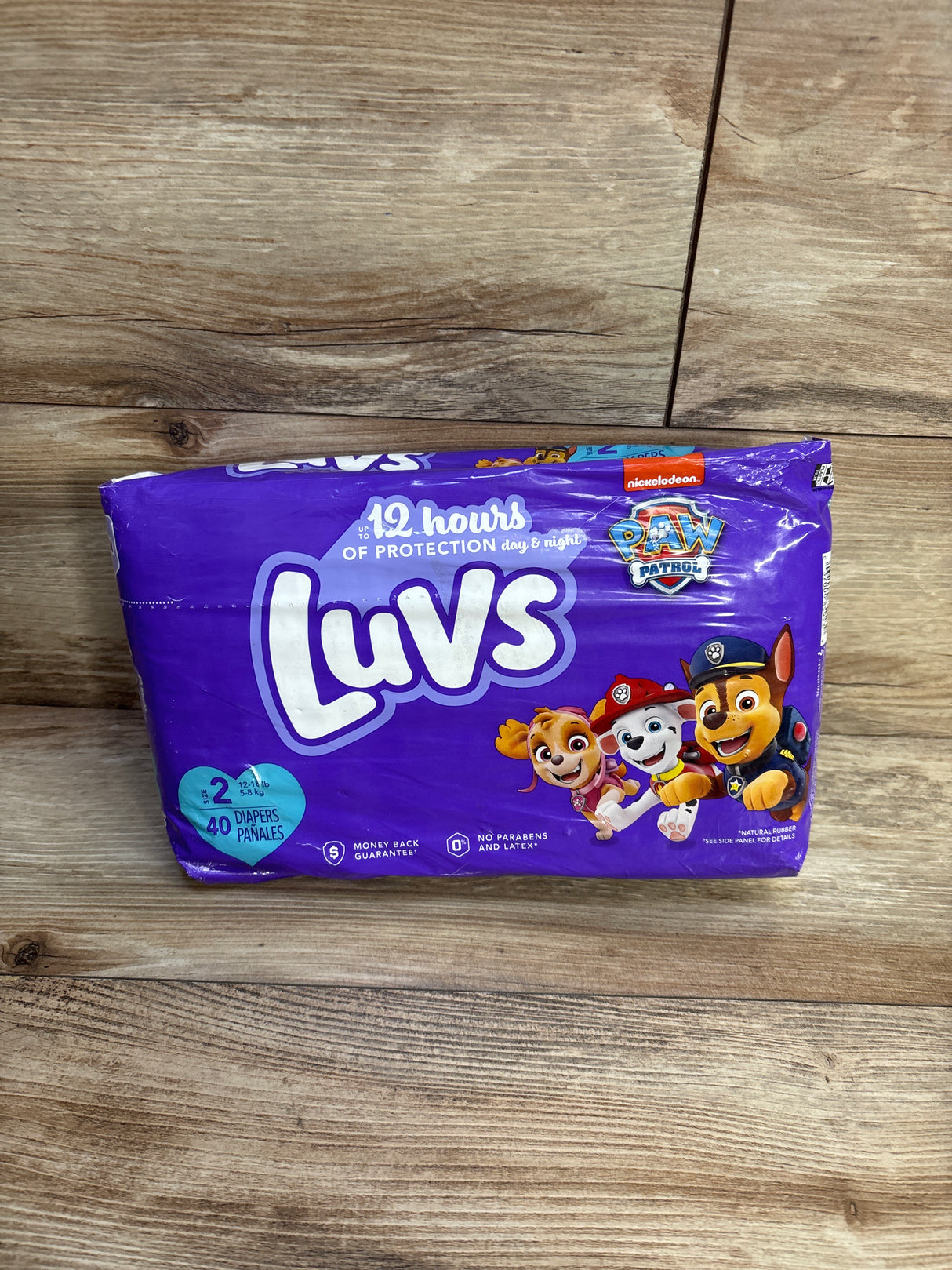 NEW Luvs Diapers (Paw Patrol) Size 2, 40 Count
