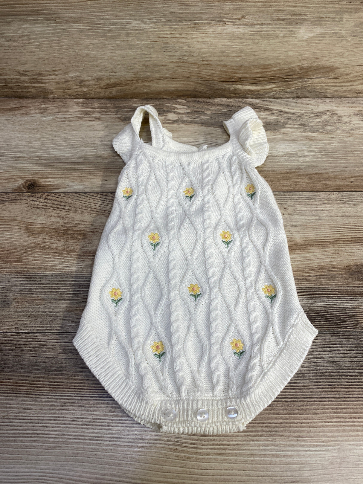 Nicole Miller Knit Romper White sz 18m