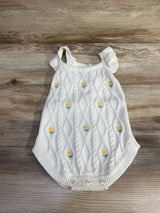 Nicole Miller Knit Romper White sz 18m