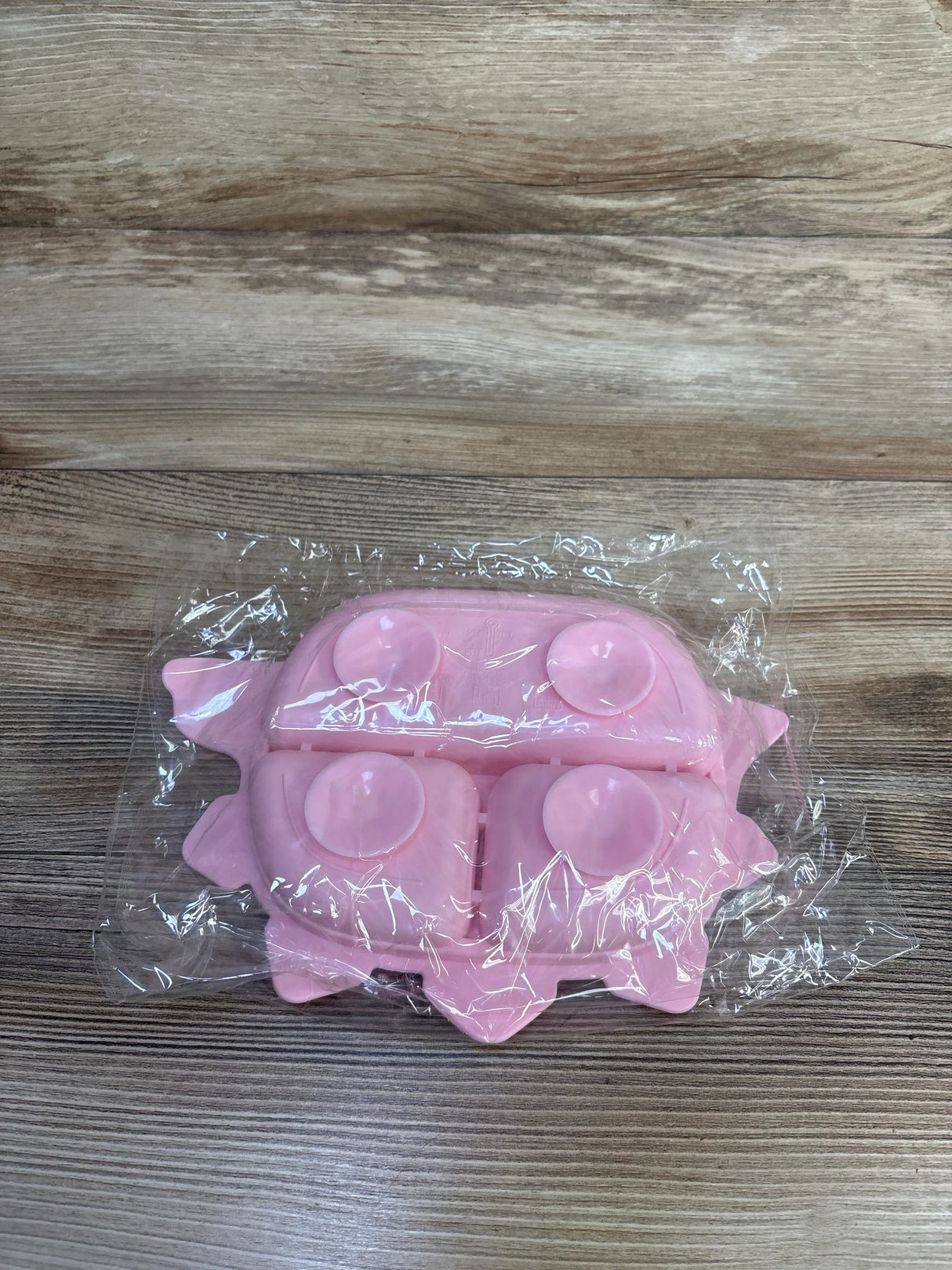 NEW Silicone Dinosaur Baby Feeding Set - 3pc Pink