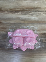 NEW Silicone Dinosaur Baby Feeding Set - 3pc Pink