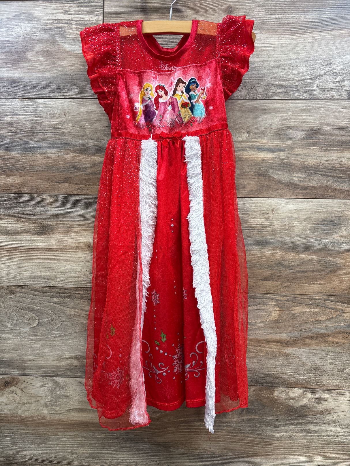 Disney Princess Fantasy Nightgown Red sz 4-5T