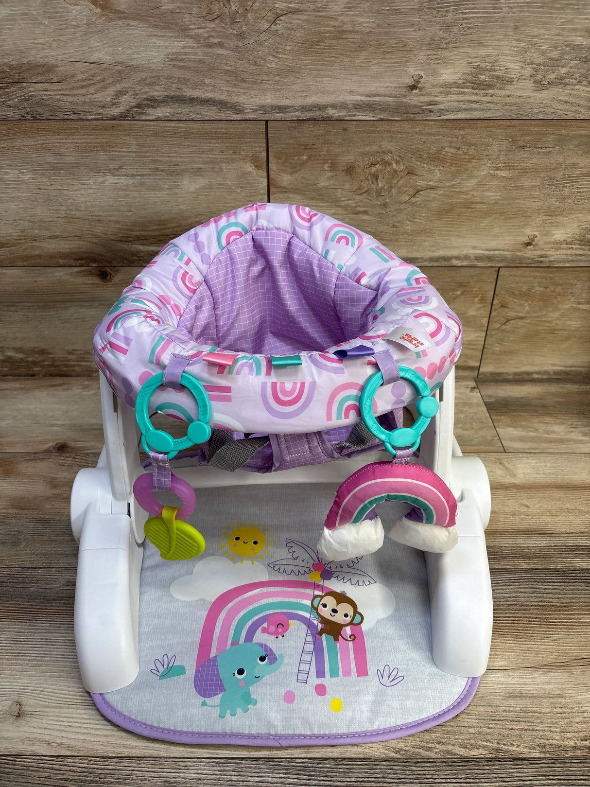 Bright Starts 2-in-1 Sit-Up Infant Floor Seat Purple