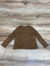 NEW Old Navy Cheetah Print Long Sleeve Shirt Brown sz 5T
