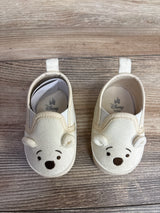 NEW Disney Baby Winnie the Pooh Soft Sole Shoes Beige sz 2/3c