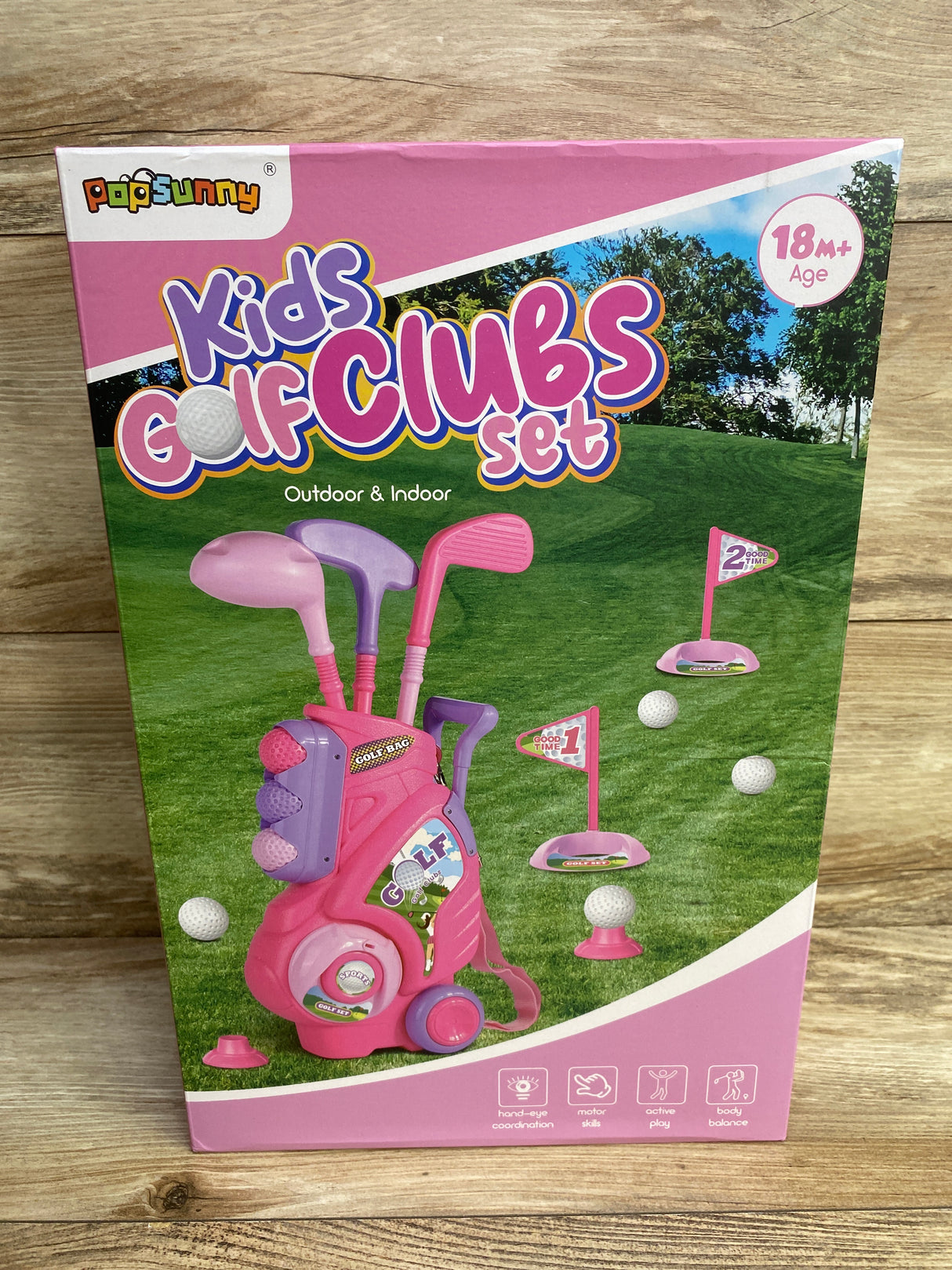 NEW Popsunny Kid's Golf Clubs Set Pink