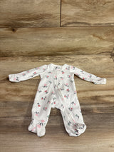 Simple Joys Waffle Knit Sleeper White sz Preemie