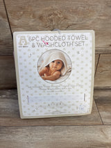 NEW Little Wonder 6pc Hooded Towel & Washcloth Set - Pink