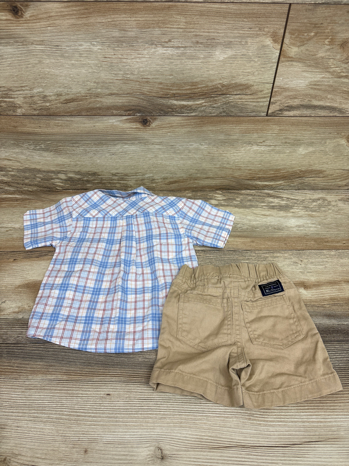 Wrangler 2pc Flannel & Pants Set Red sz 18m