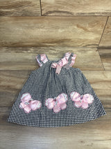 Rare Editions Gingham Seersucker Dress White/Black sz 12m