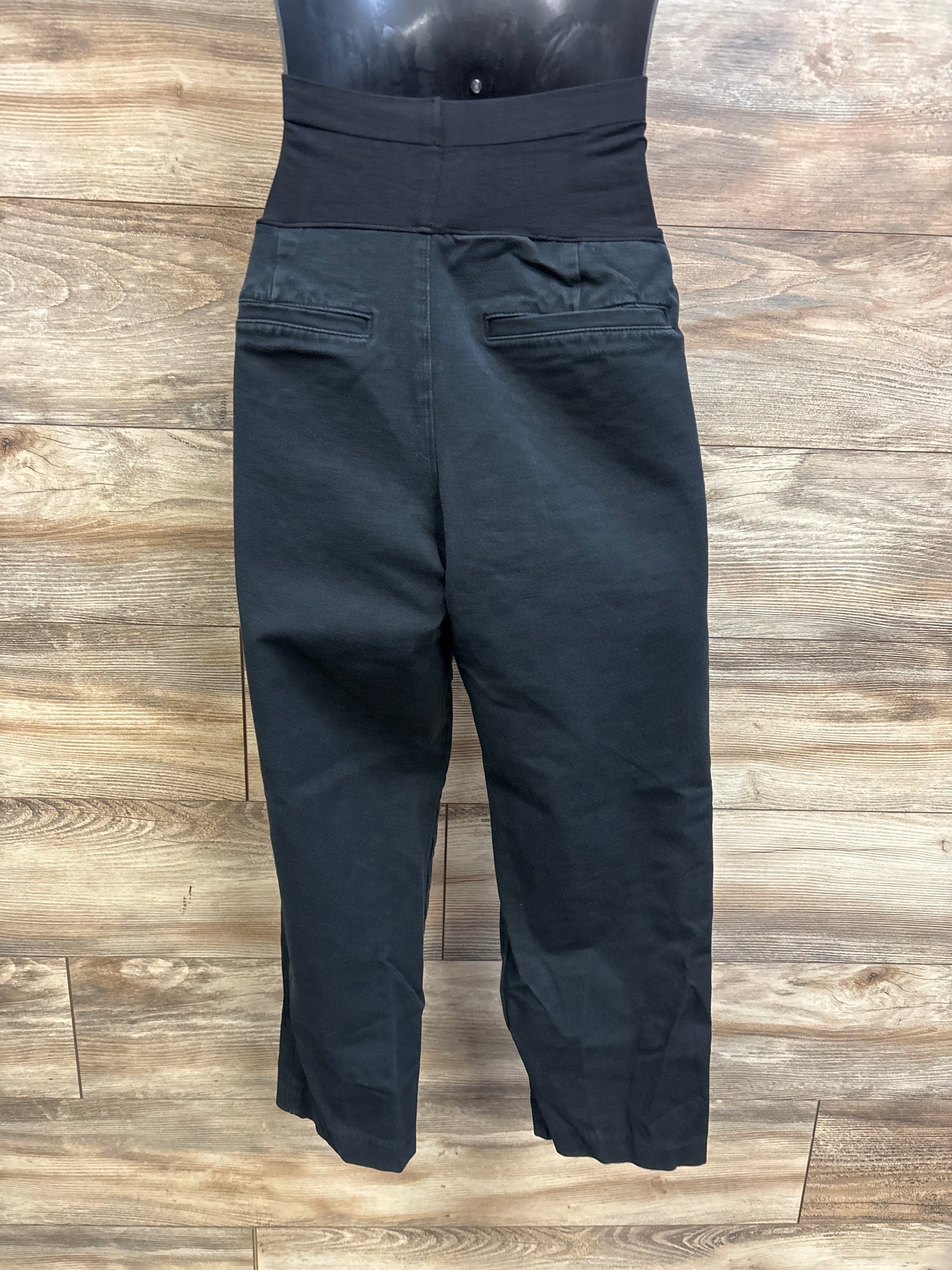 Old Navy Maternity Full Panel Pixie Straight Pants Black sz Medium