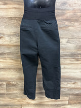 Old Navy Maternity Full Panel Pixie Straight Pants Black sz Medium