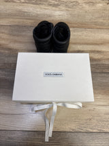 Dolce & Gabbana Leather Fur Lined Boots Black sz 5c