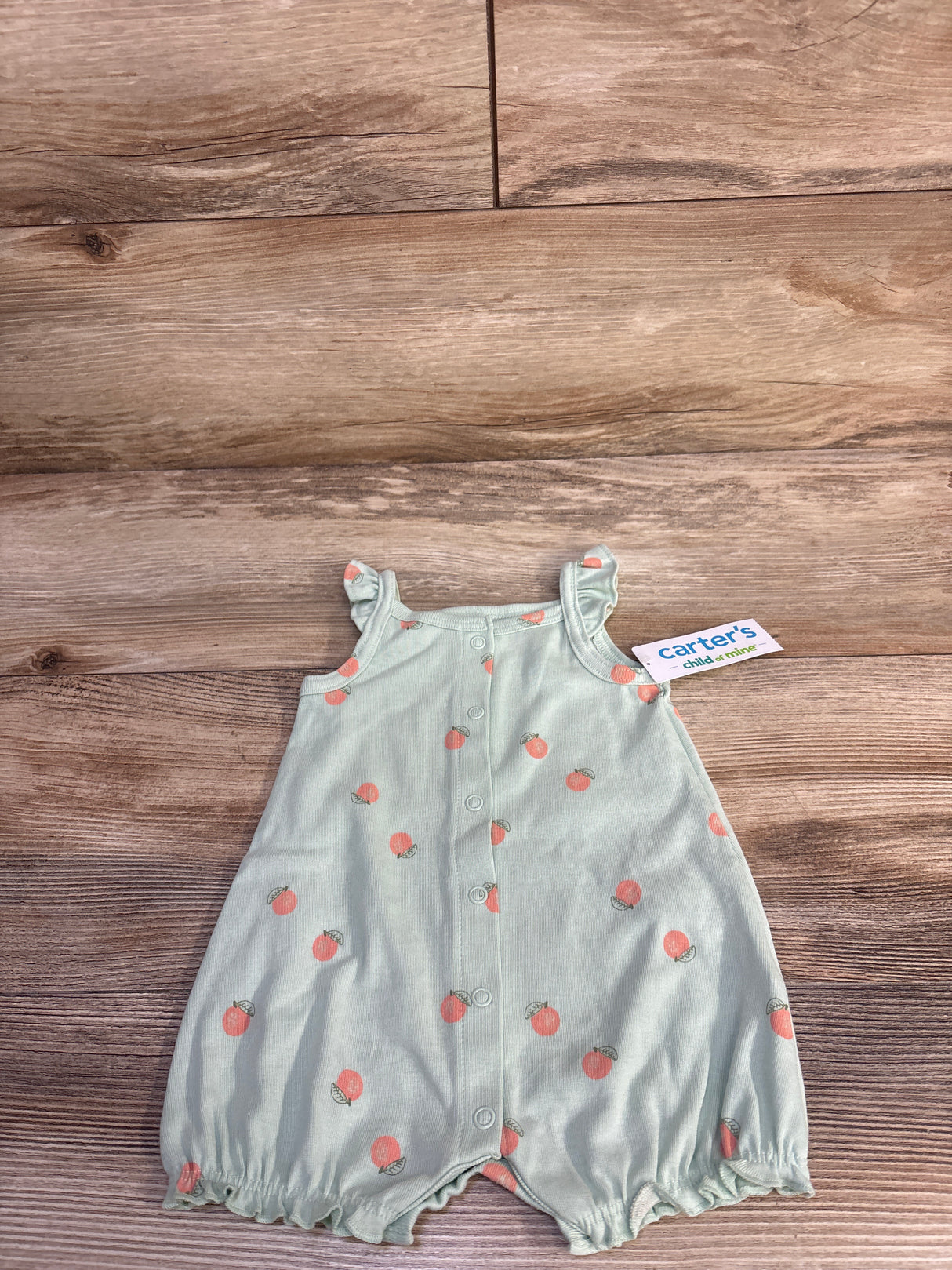 NEW Child Of Mine Shortie Romper Green sz 0-3m