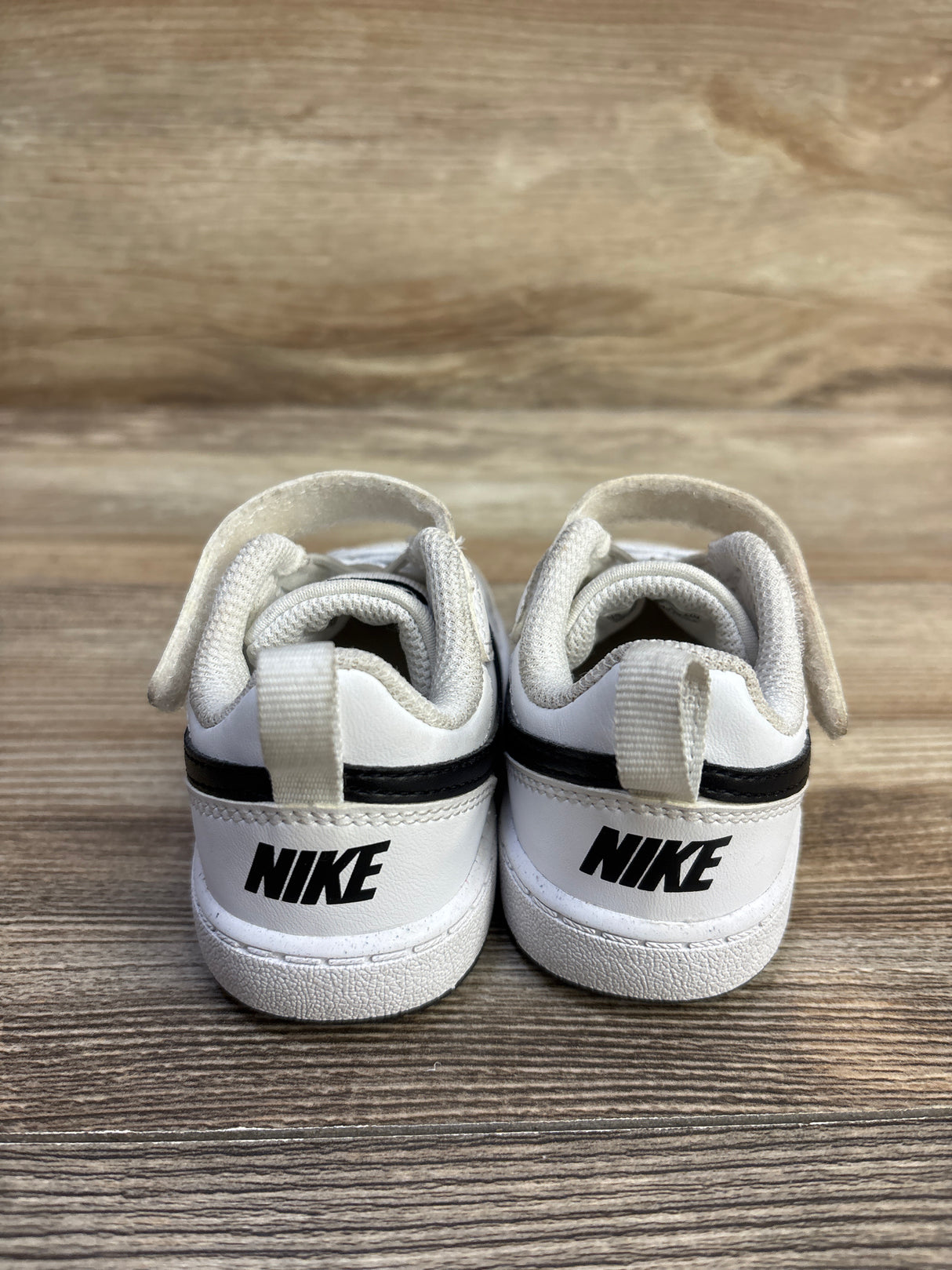 Nike Court Borough Low Recraft 'White Black' Sneakers sz 5c