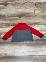 OshKosh Red Colorblock Fleece 1/4 Zip Pullover sz 3T