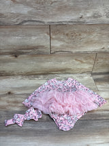 Disney Baby Marie 2pc Tutu Bodysuit & Headband Set Pink sz 6-9m