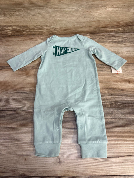 NEW Cat & Jack Nap Champ Coverall Green sz 0-3m - Me n Mommy To Be